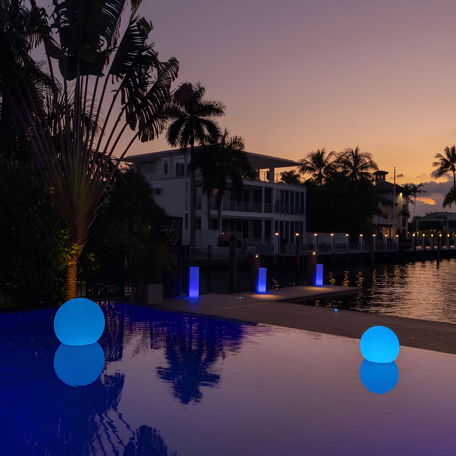 Garden Lights Outdoor LED Sphere Lamp