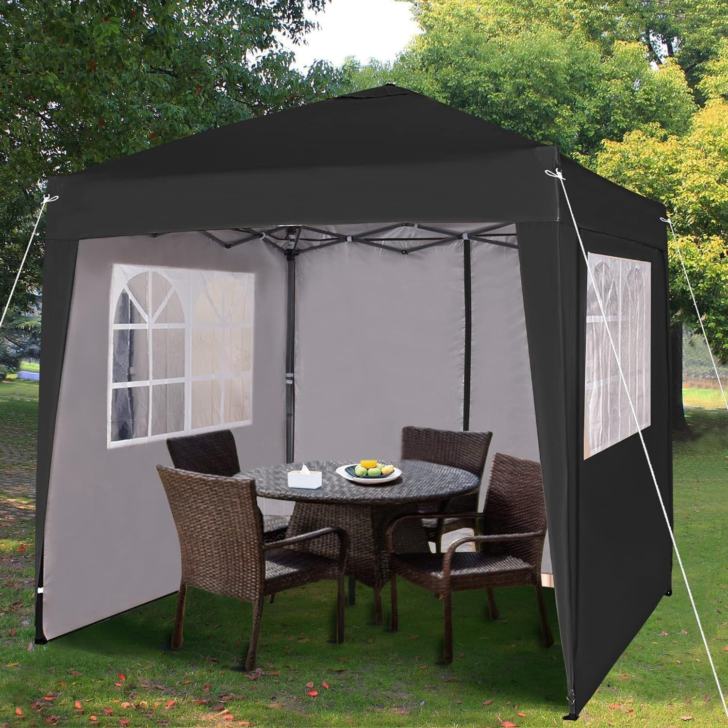 Outdoor Waterproof Gazebo Tent with Side Panels