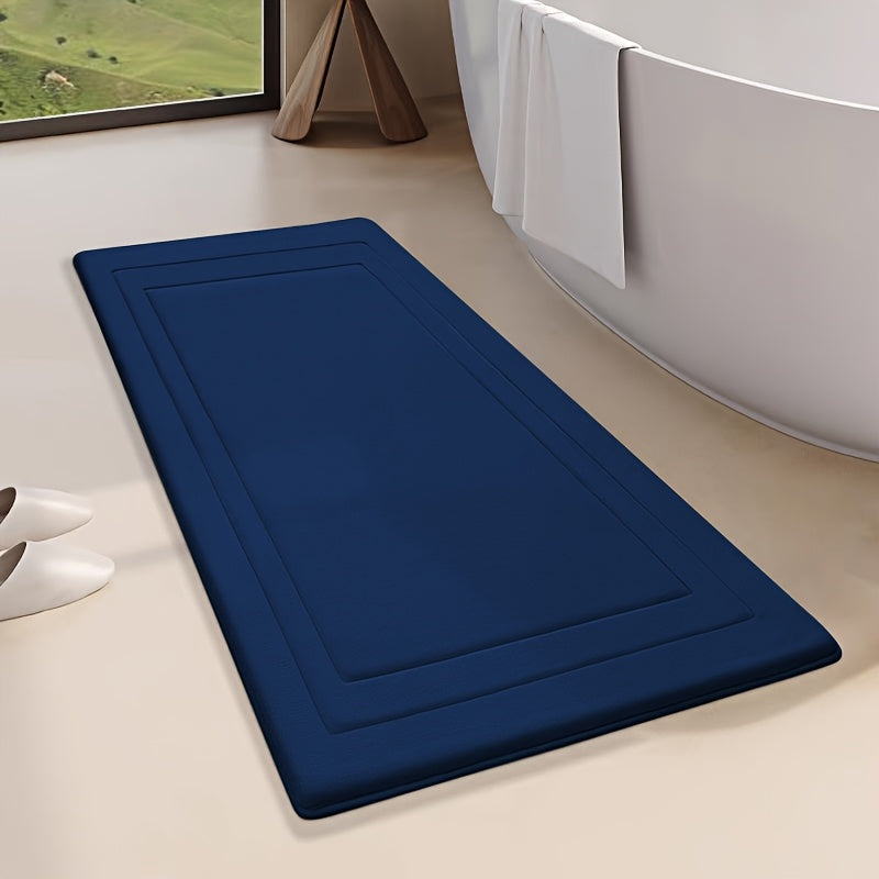 Alfombrilla de baño con acolchado de espuma viscoelástica para mayor comodidad