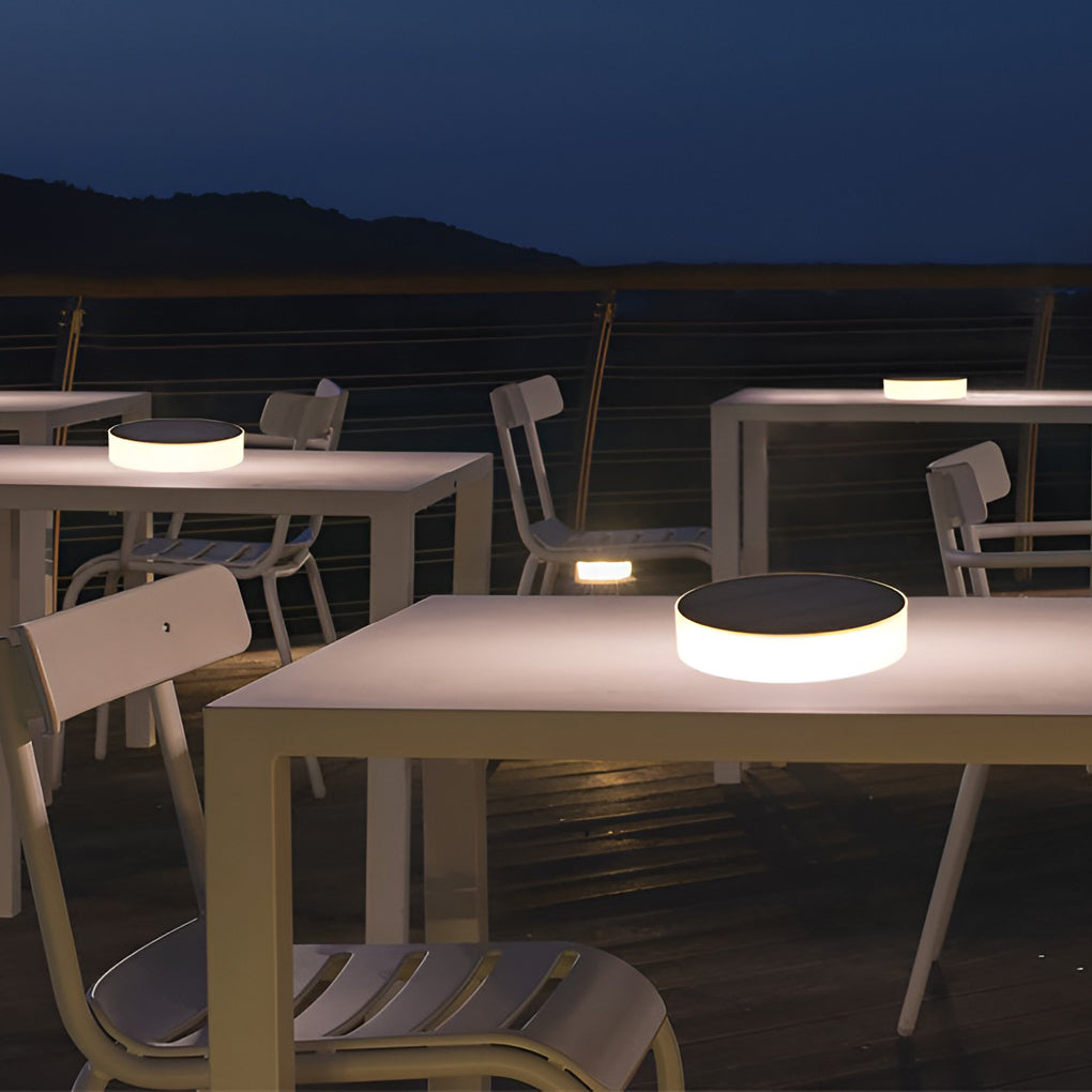 Luci da giardino a LED ad energia solare con dischi da terra