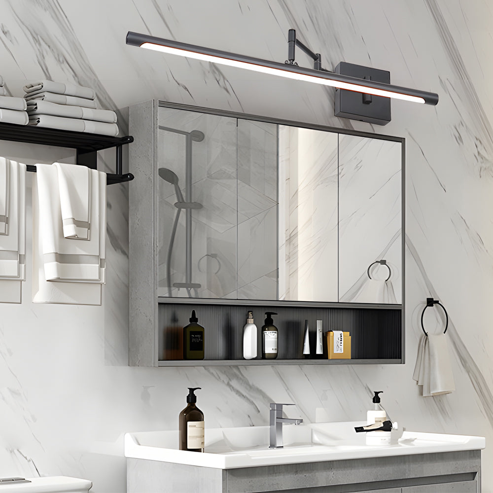Badezimmer-Lichtleiste verstellbar matte LED-Leuchte