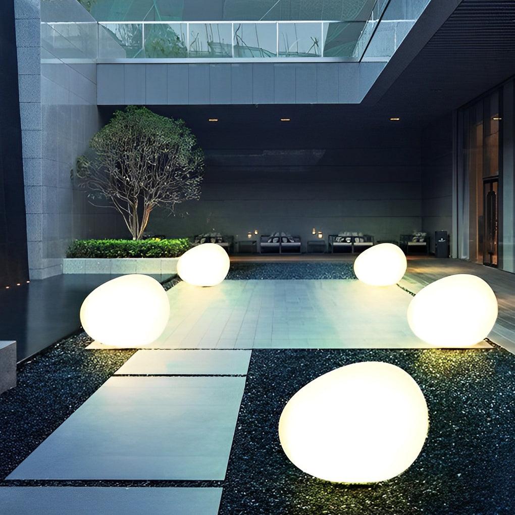 Outdoor Lights Modern LED Stone Garden Lamp