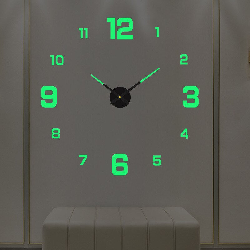 Reloj de pared grande estilo moderno para decoración del hogar