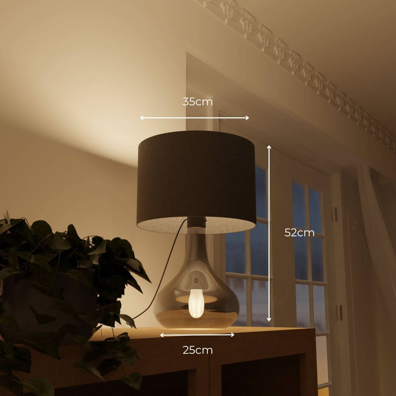 Bedside Lamps Modern Dual Bulb Metal Design