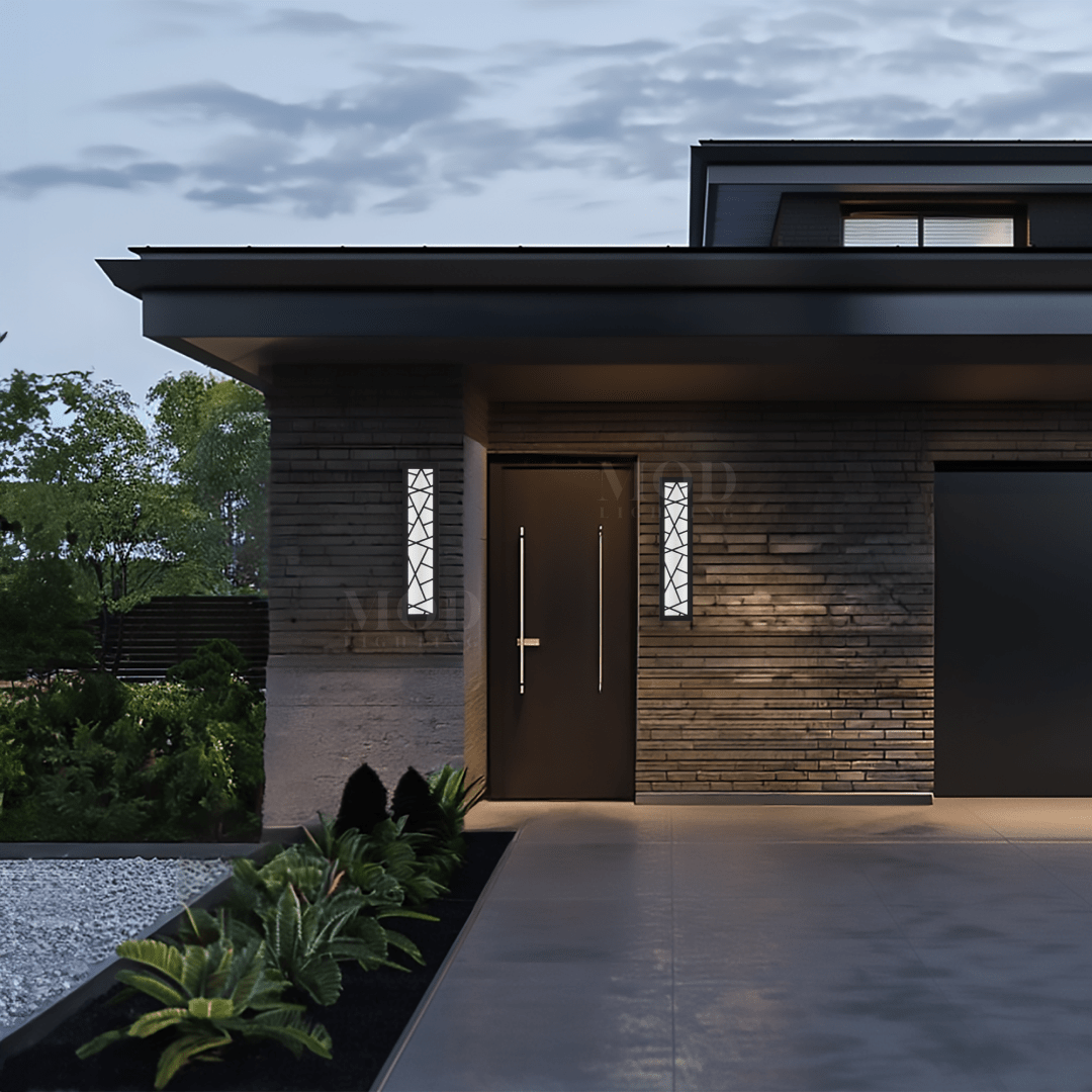 Lámpara de Pared Moderna Exterior Panel LED