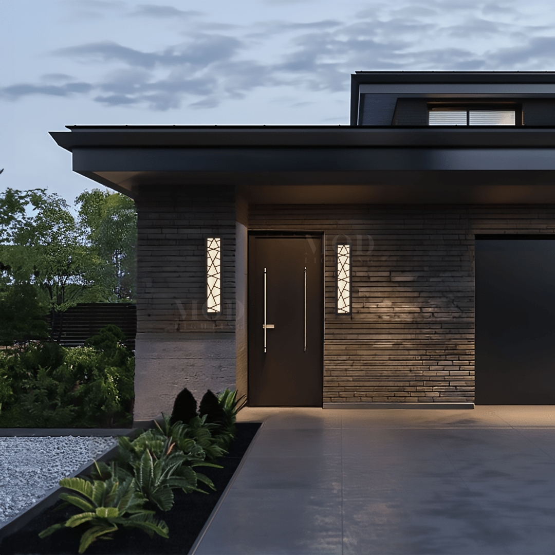Lámpara de Pared Moderna Exterior Panel LED
