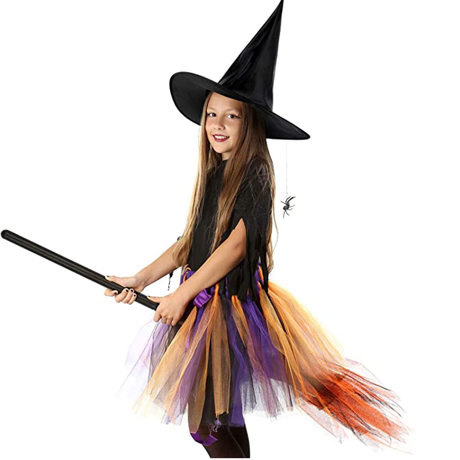 Halloween Witch Broom Plastic Party Prop