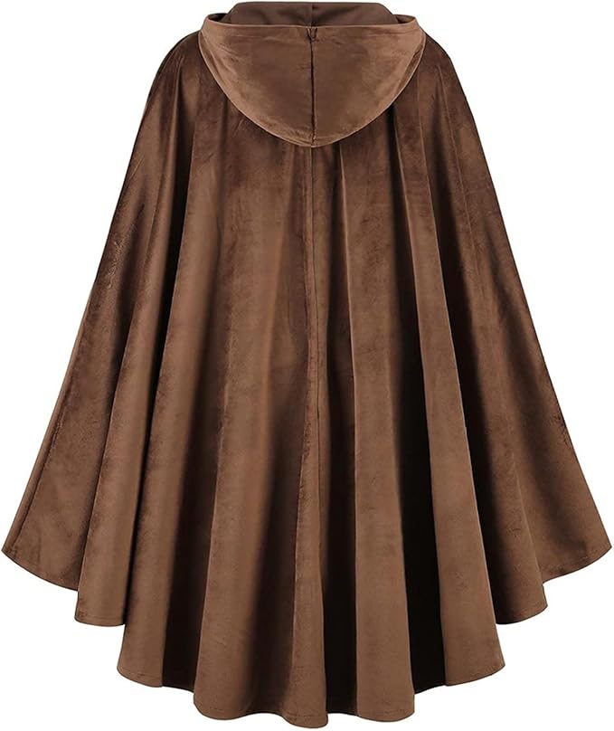 Capa de disfraz con capucha unisex para Halloween | Capa larga
