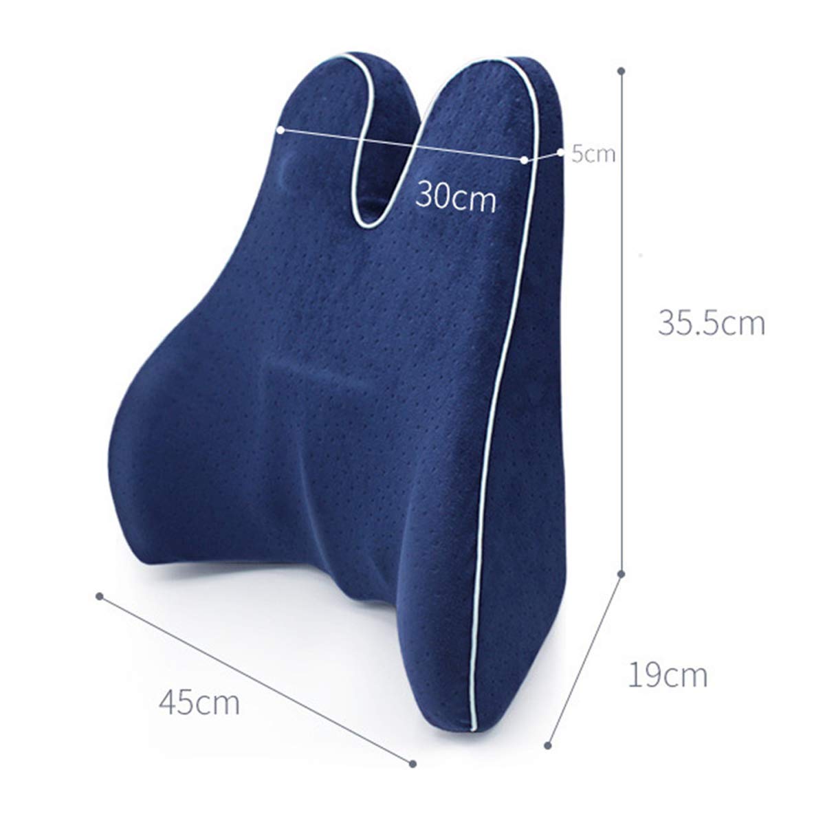 Memory Foam Lumbar Support Pillow for Back Pain