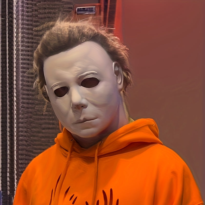 Men's Scary Halloween Mask Costume | Horror Movie Inspired Outfit