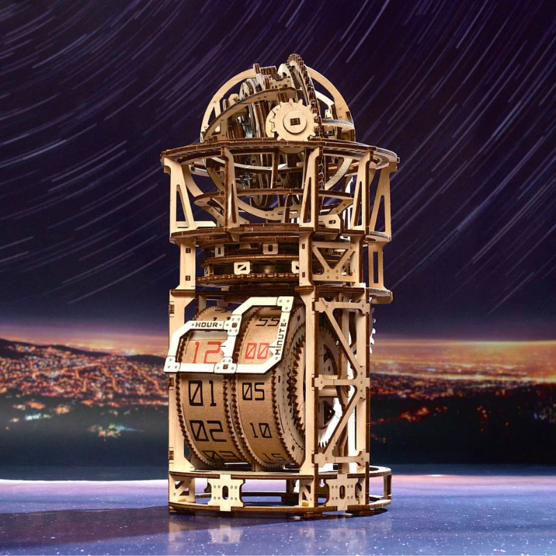Wooden Clock Kit | 3D DIY Puzzle Timepiece for Desk
