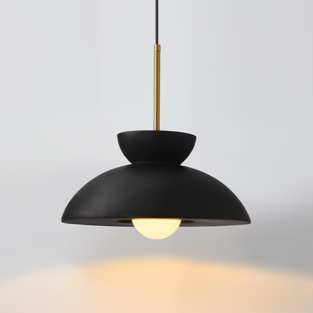 Pendant Light with Resin Shade for Dining Room