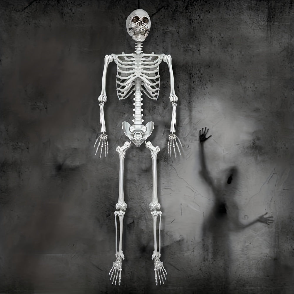 Riesige 12 Ft Halloween Skelett Dekoration | Bewegliche Lebensgroße