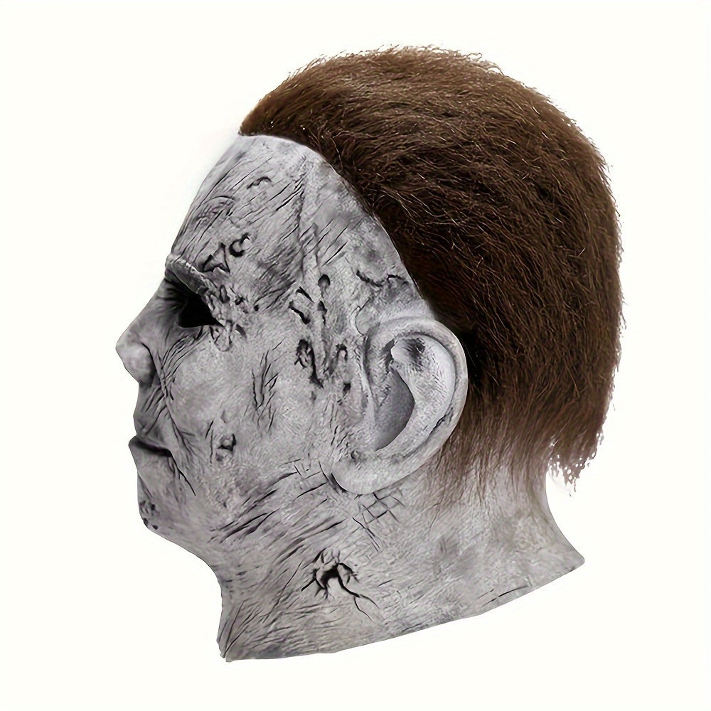 Men's Scary Horror Halloween Costume Mask | Full-Head Realistic