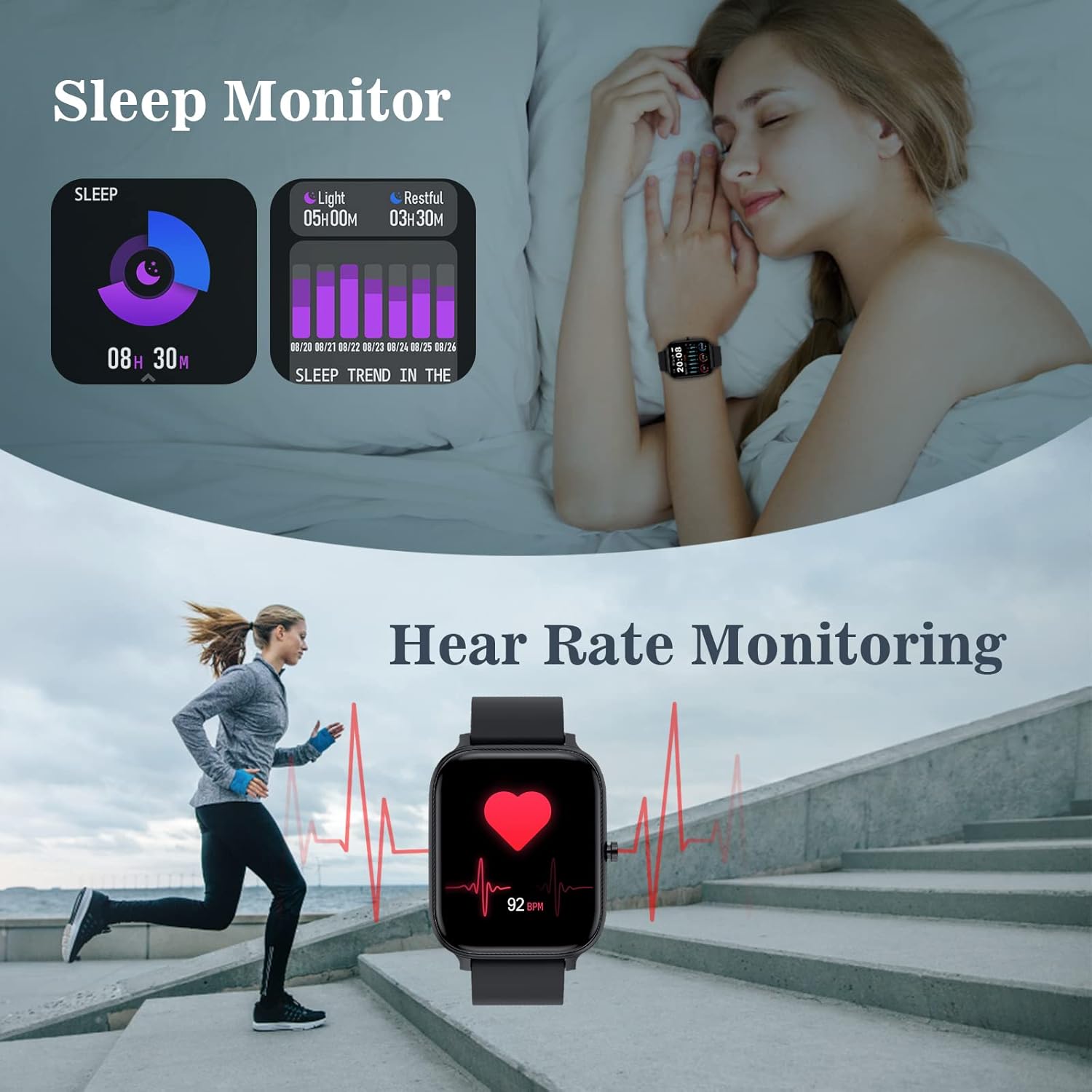 Smart Watch with ECG and Stress Monitoring