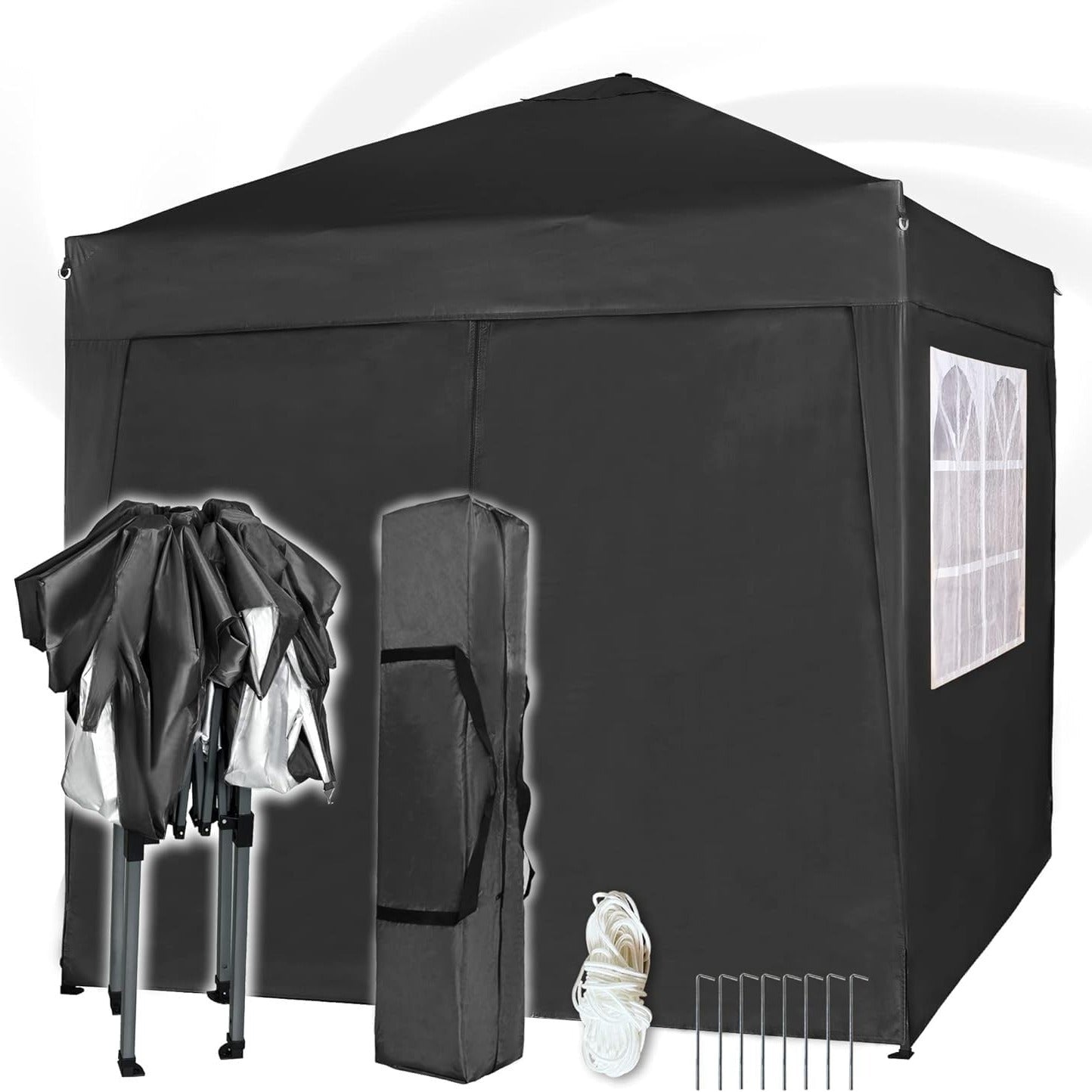 Outdoor Waterproof Gazebo Tent with Side Panels