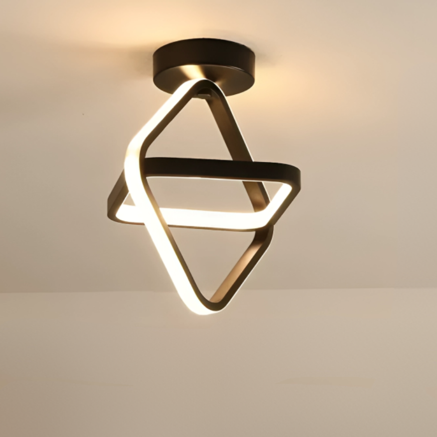 Lampada da soffitto moderna LED design in alluminio