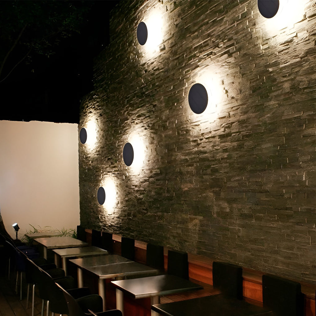 Luci da giardino a LED ad energia solare con dischi da terra