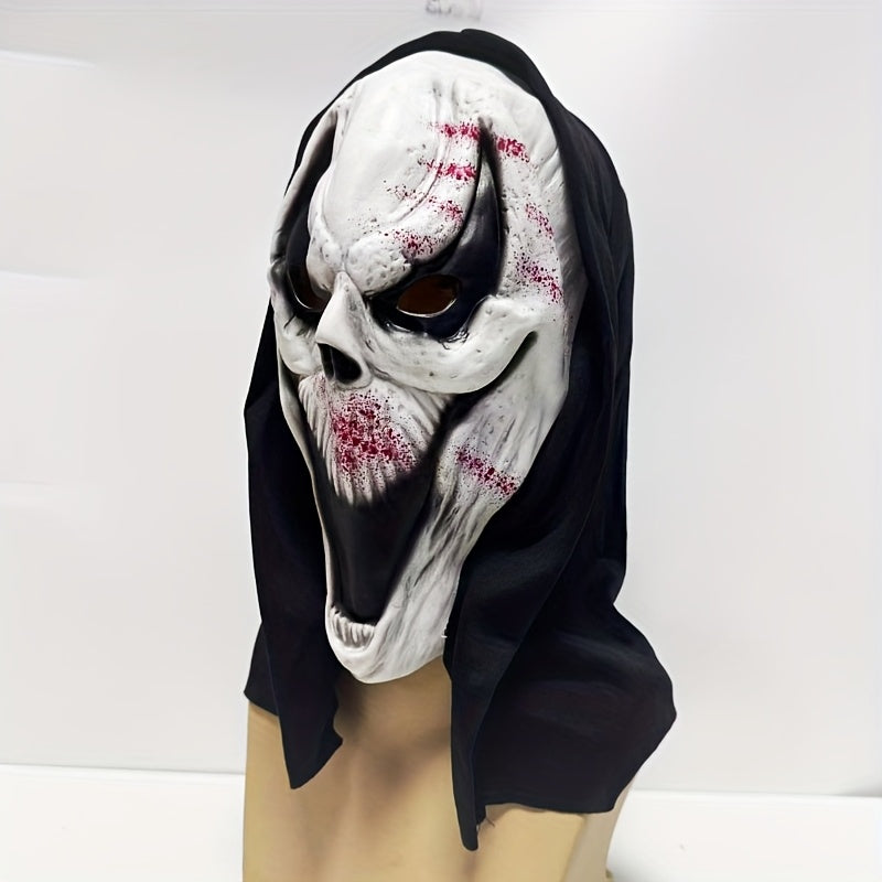 Máscara de Halloween aterradora para adulto de cabeza completa | Capucha con diseño de calavera