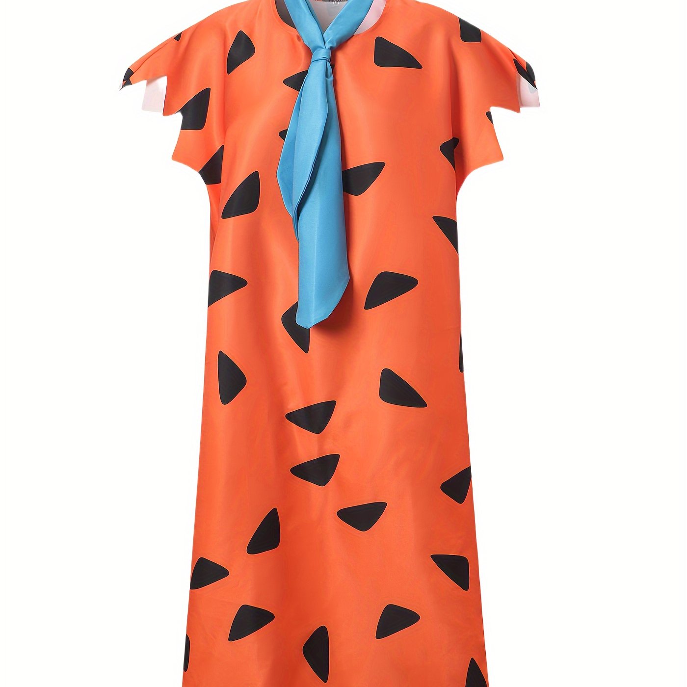 Túnica Vestido Mini de Disfraz de Halloween con Estampado de Dibujos Animados Unisex