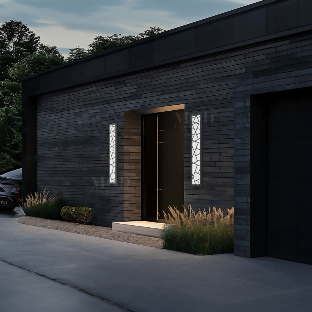 Lámpara de Pared Moderna Exterior Panel LED