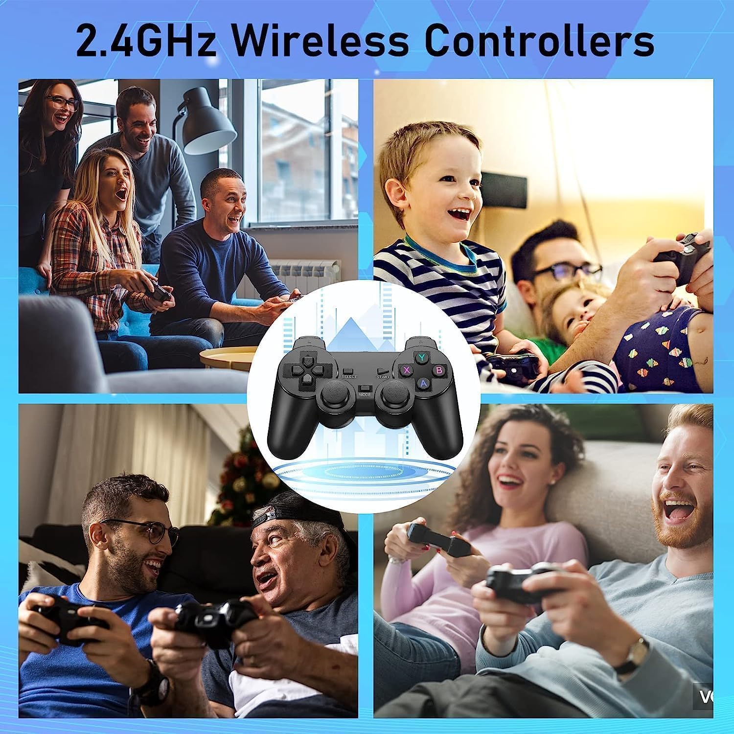 Retro Wireless TV Games Console with Controllers