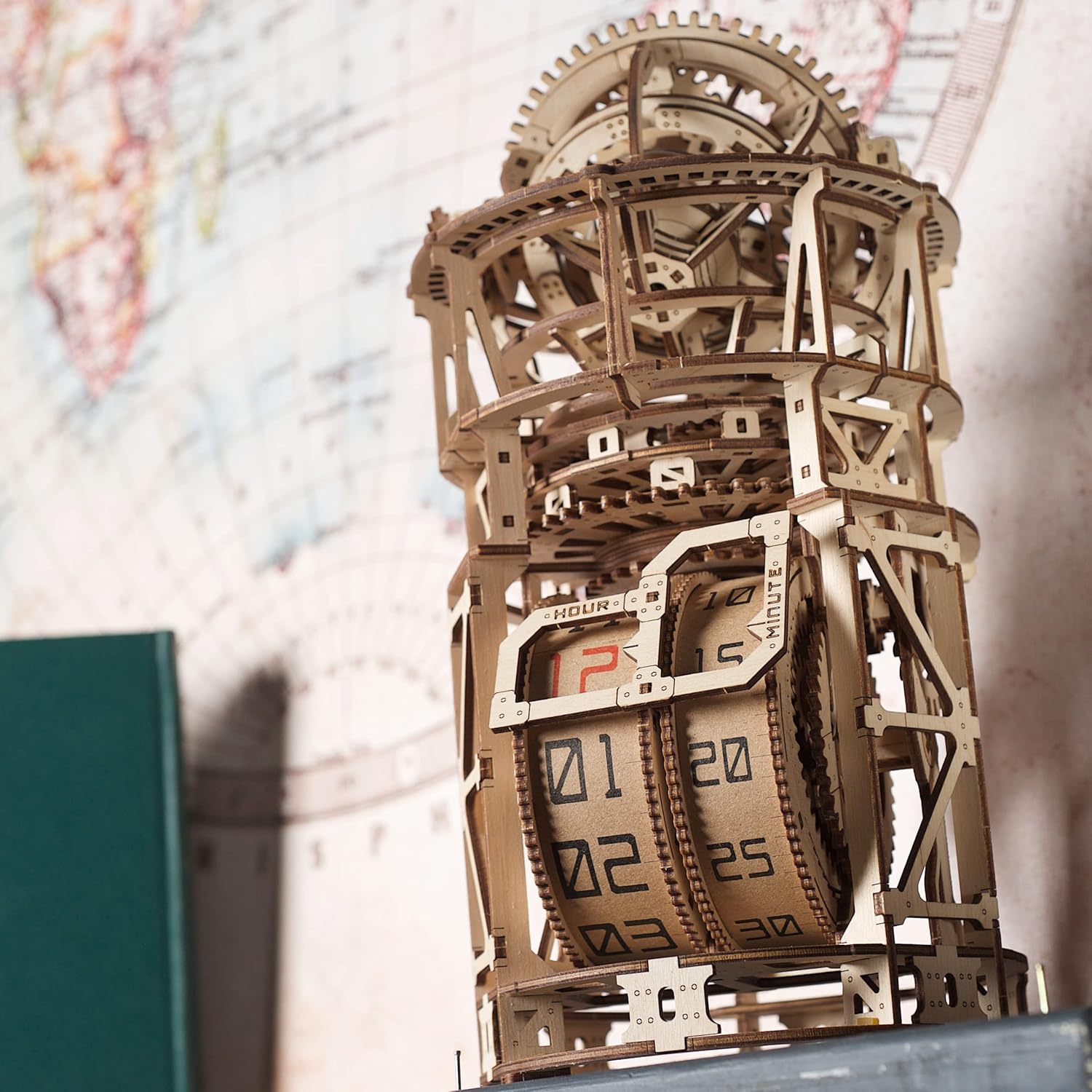 Wooden Clock Kit | 3D DIY Puzzle Timepiece for Desk