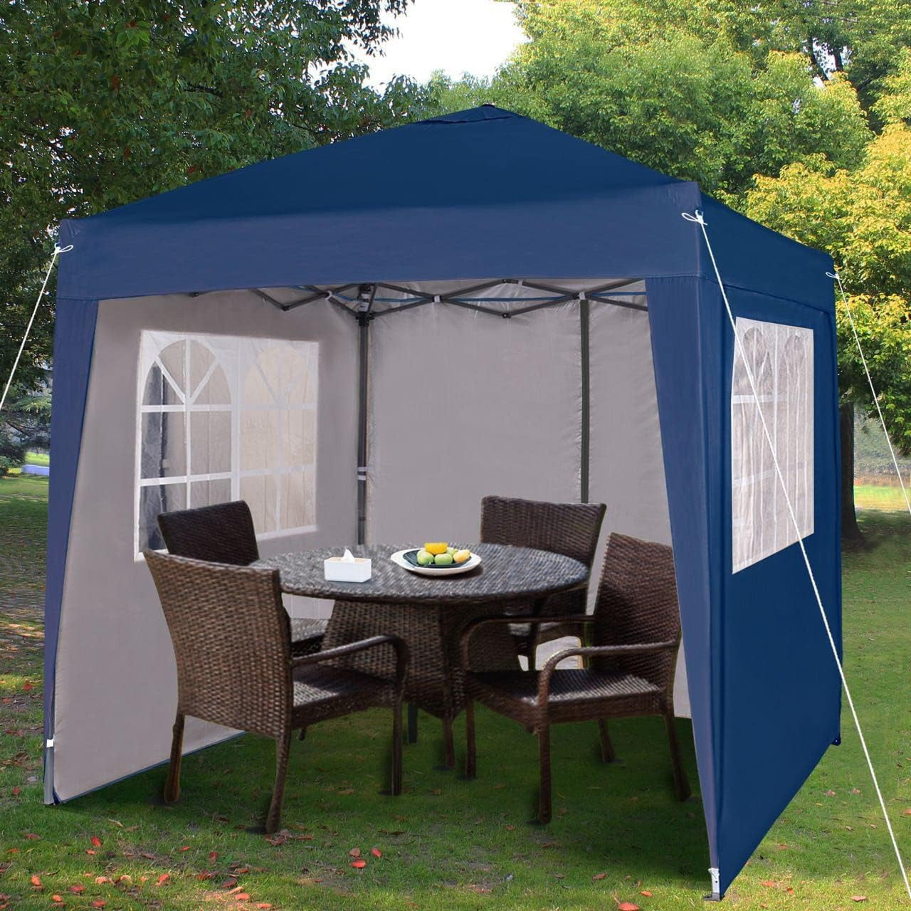 Outdoor Waterproof Gazebo Tent with Side Panels