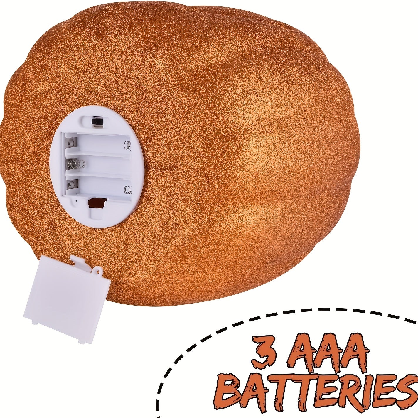 Decorazione di Halloween Jack O'Lantern luminosa con luce a batteria | Funzionamento a batteria