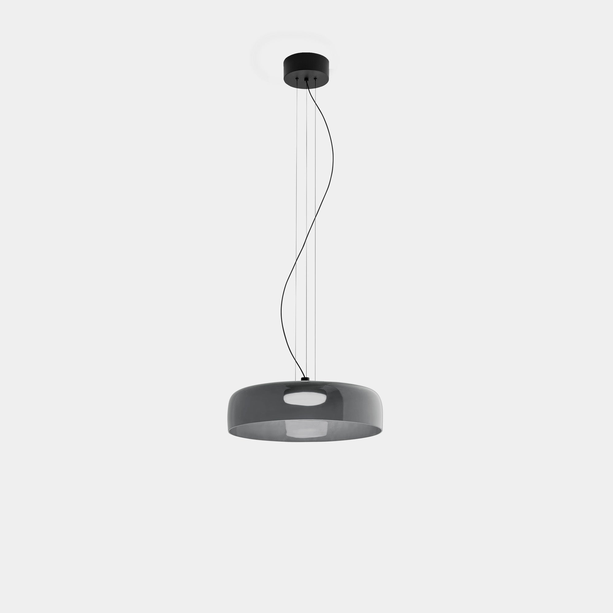 Lampada a sospensione in vetro per sala da pranzo