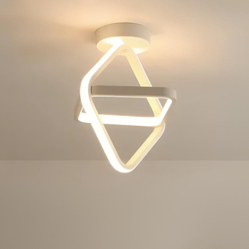 Lampada da soffitto moderna LED design in alluminio