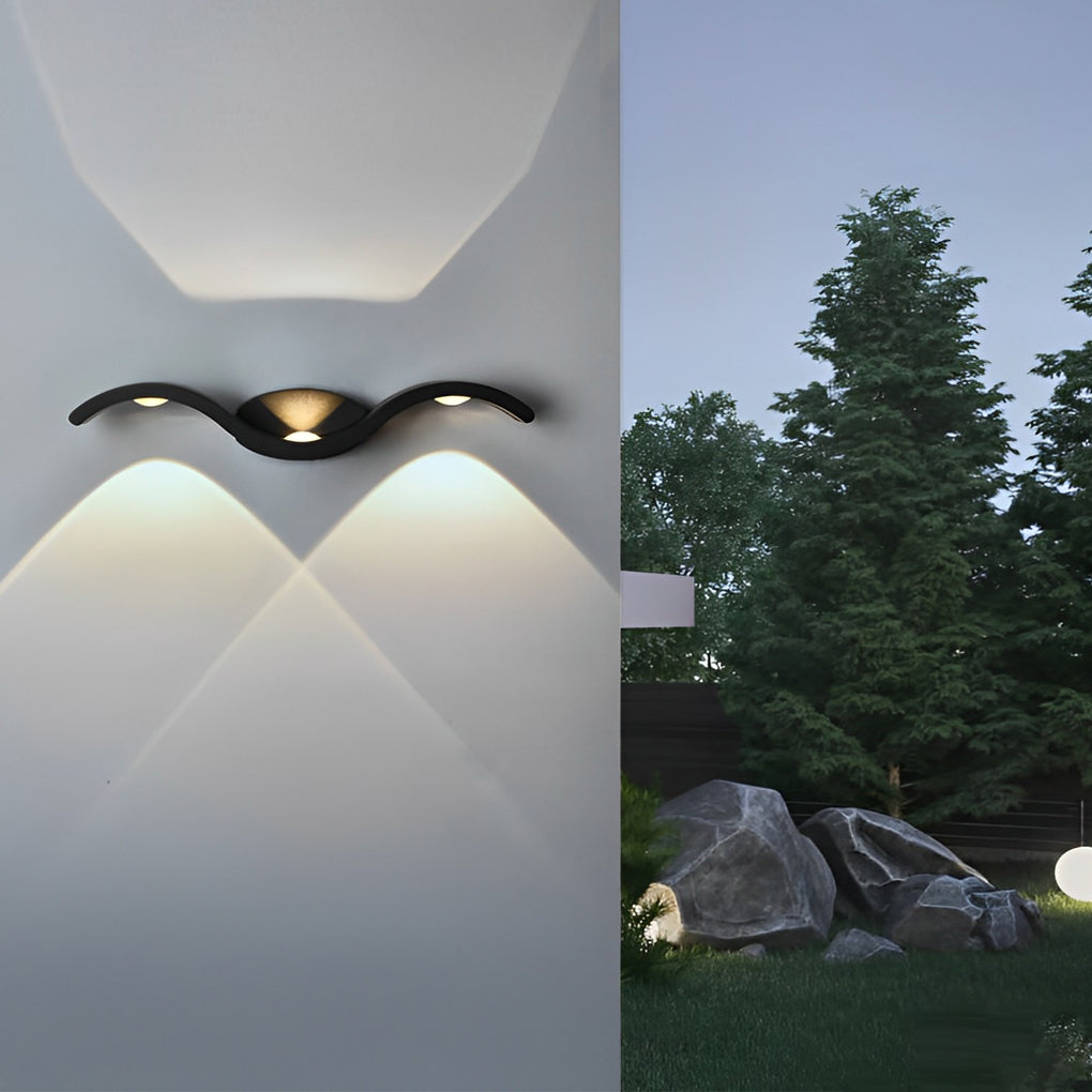Wandlampe Modern Außen LED Auf Ab Lampe