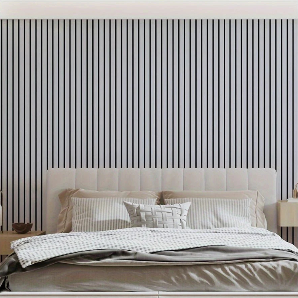 Wall Sticker 3D Wood Look PVC Panel Self Adhesive Waterproof