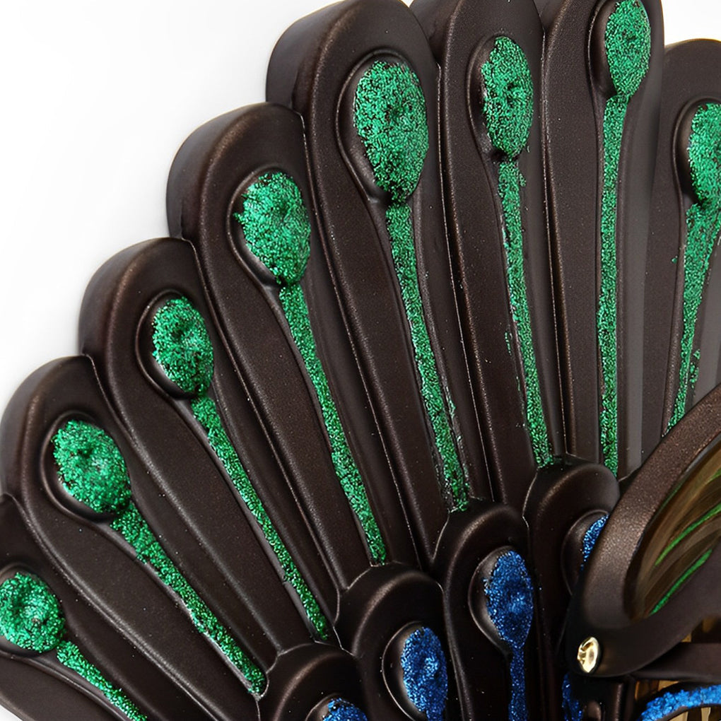 Outdoor Wall Light With Vintage Peacock Design