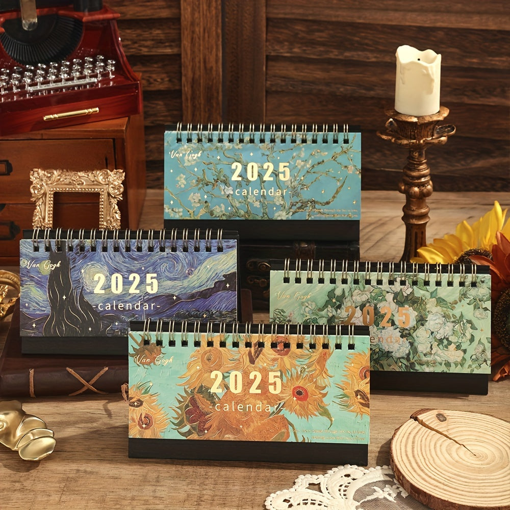 Calendario da scrivania con design artistico vintage