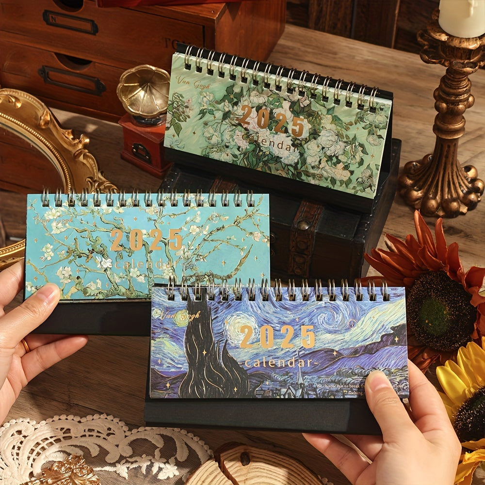 Calendario da scrivania con design artistico vintage