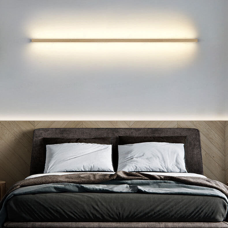 Wandleuchten Minimalistisches Holz LED-Leuchte