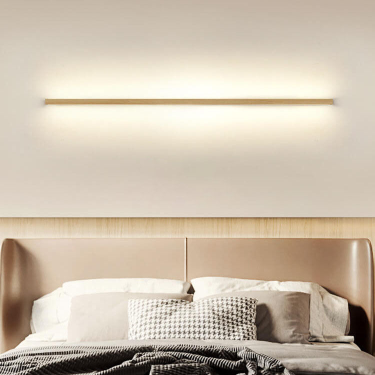 Wandleuchten Minimalistisches Holz LED-Leuchte