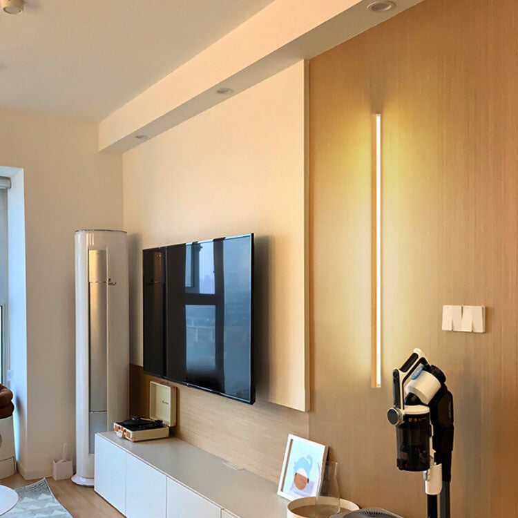 Wandleuchten Minimalistisches Holz LED-Leuchte