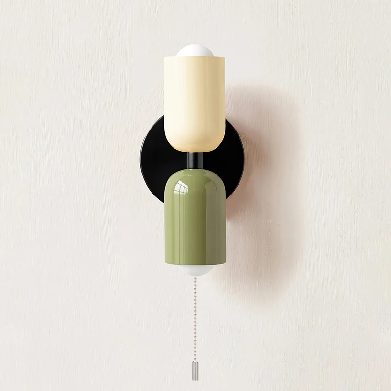 Wall Light Modern Dual Glass Sconce Fixture