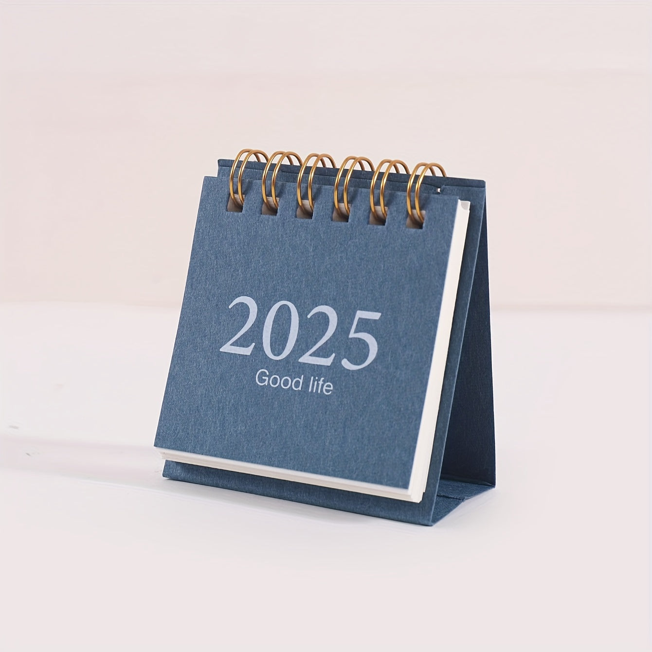 Calendario de escritorio con soporte espiral planificador