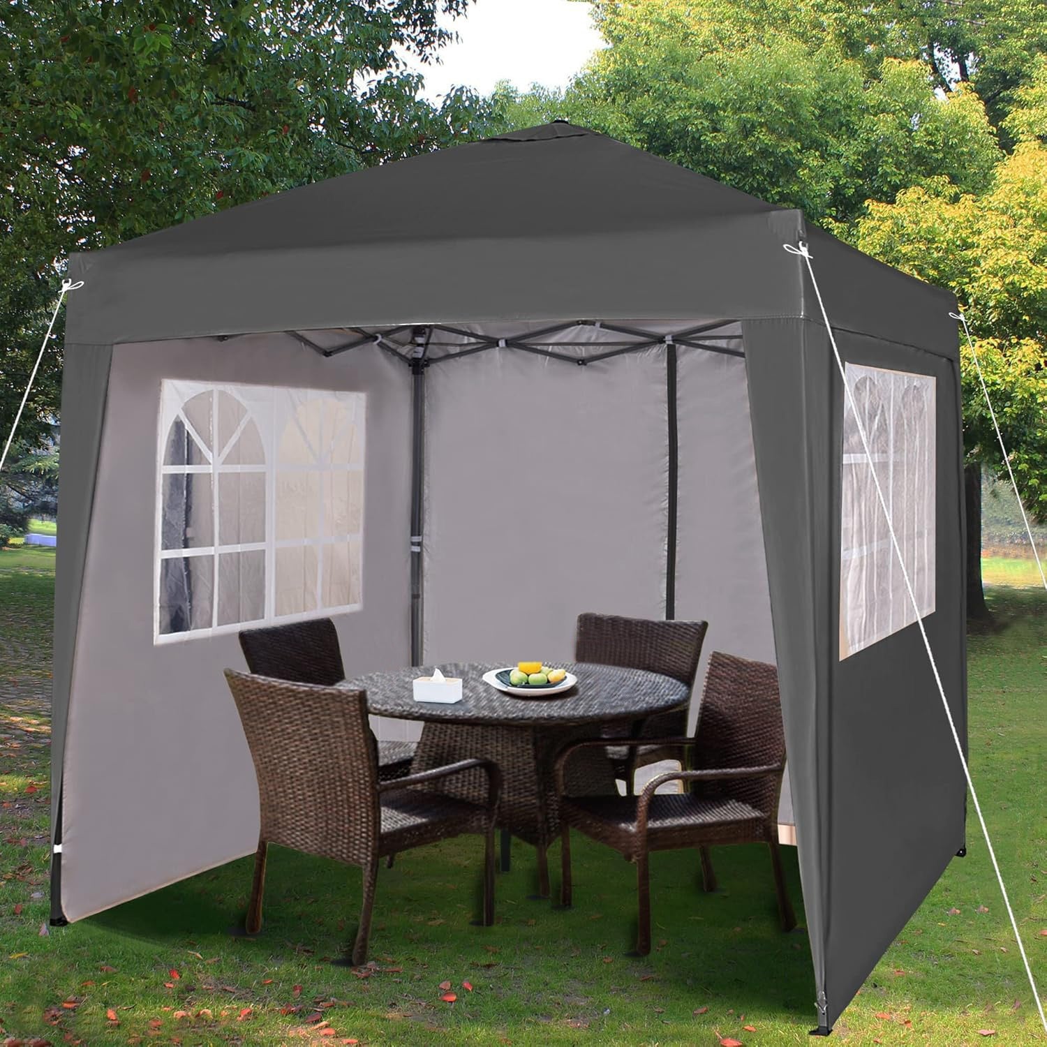 Outdoor Waterproof Gazebo Tent with Side Panels