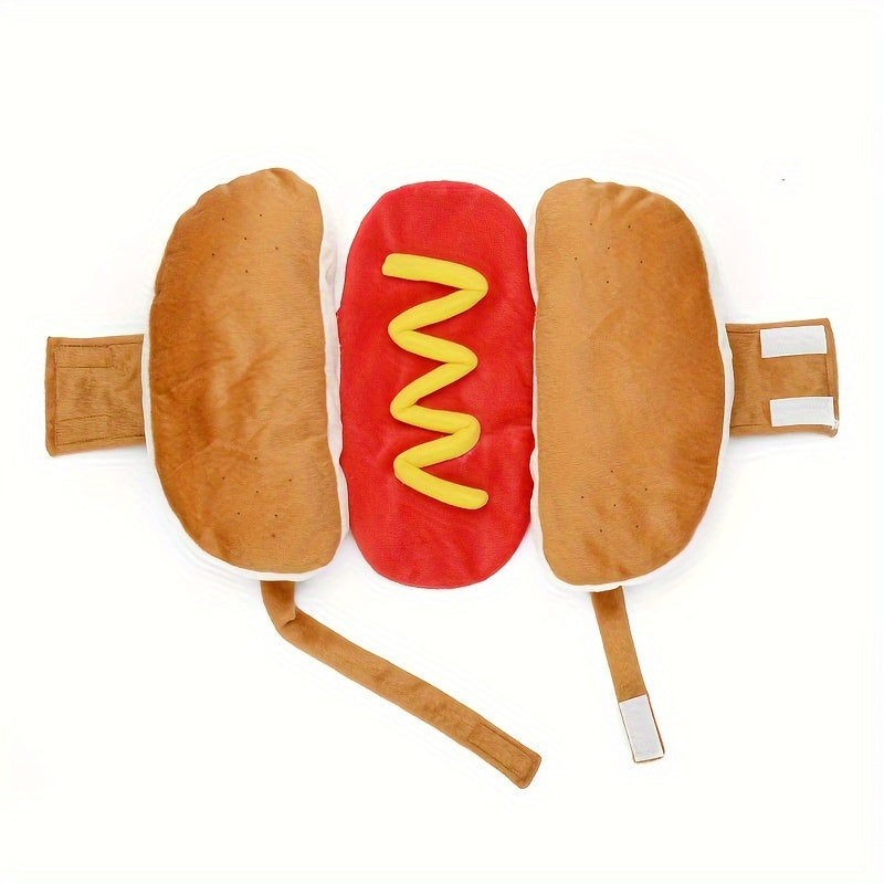 Lustiges Plüsch-Hund Halloween-Kostüm | Hot Dog Design