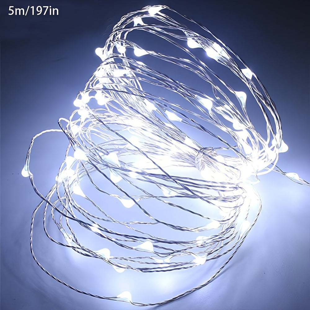 Luci a stringa Fairy a batteria bianco caldo