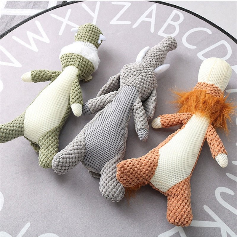 Giocattolo da masticare per cani design animale di peluche