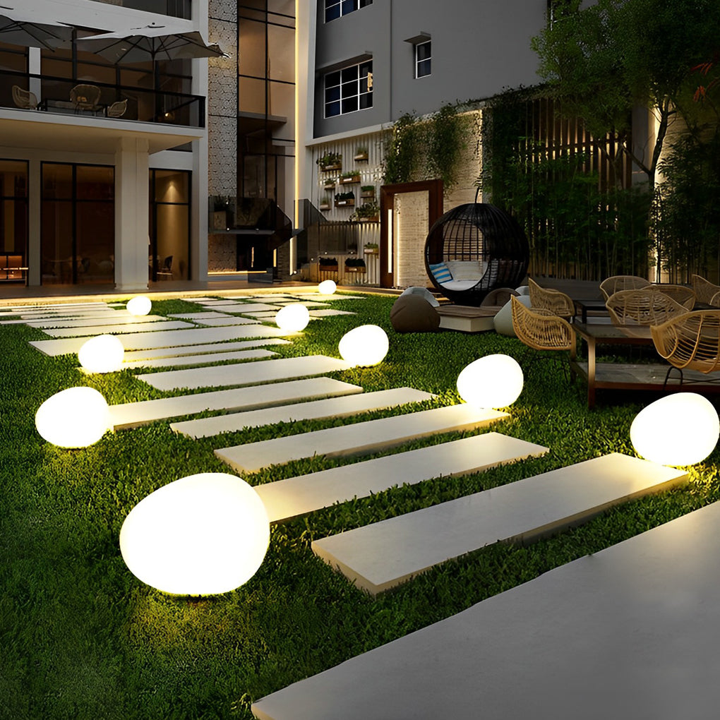 Outdoor Lights Modern LED Stone Garden Lamp