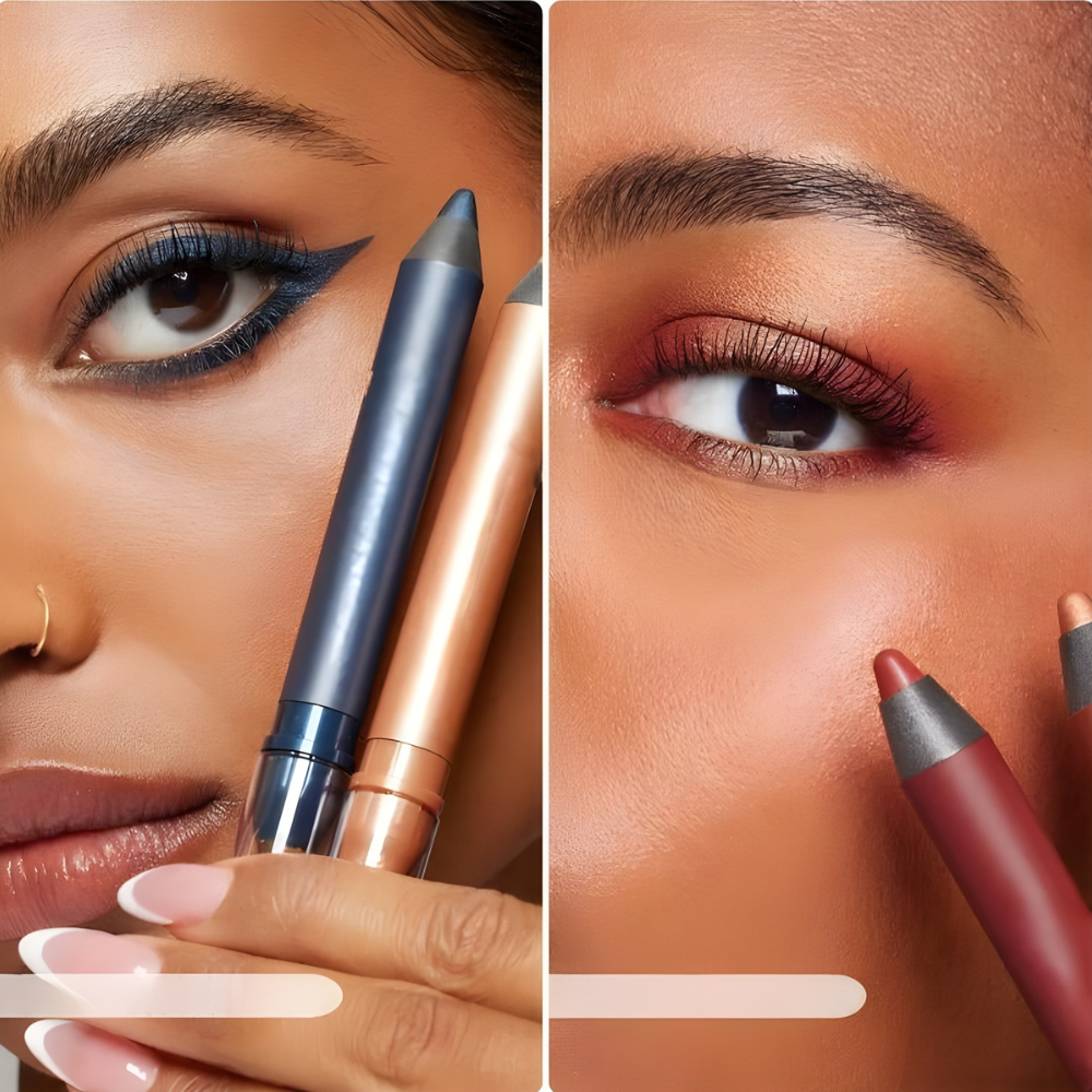 Waterproof Eyeliner Pencil 2-in-1 Eyeshadow Long Lasting Smoky