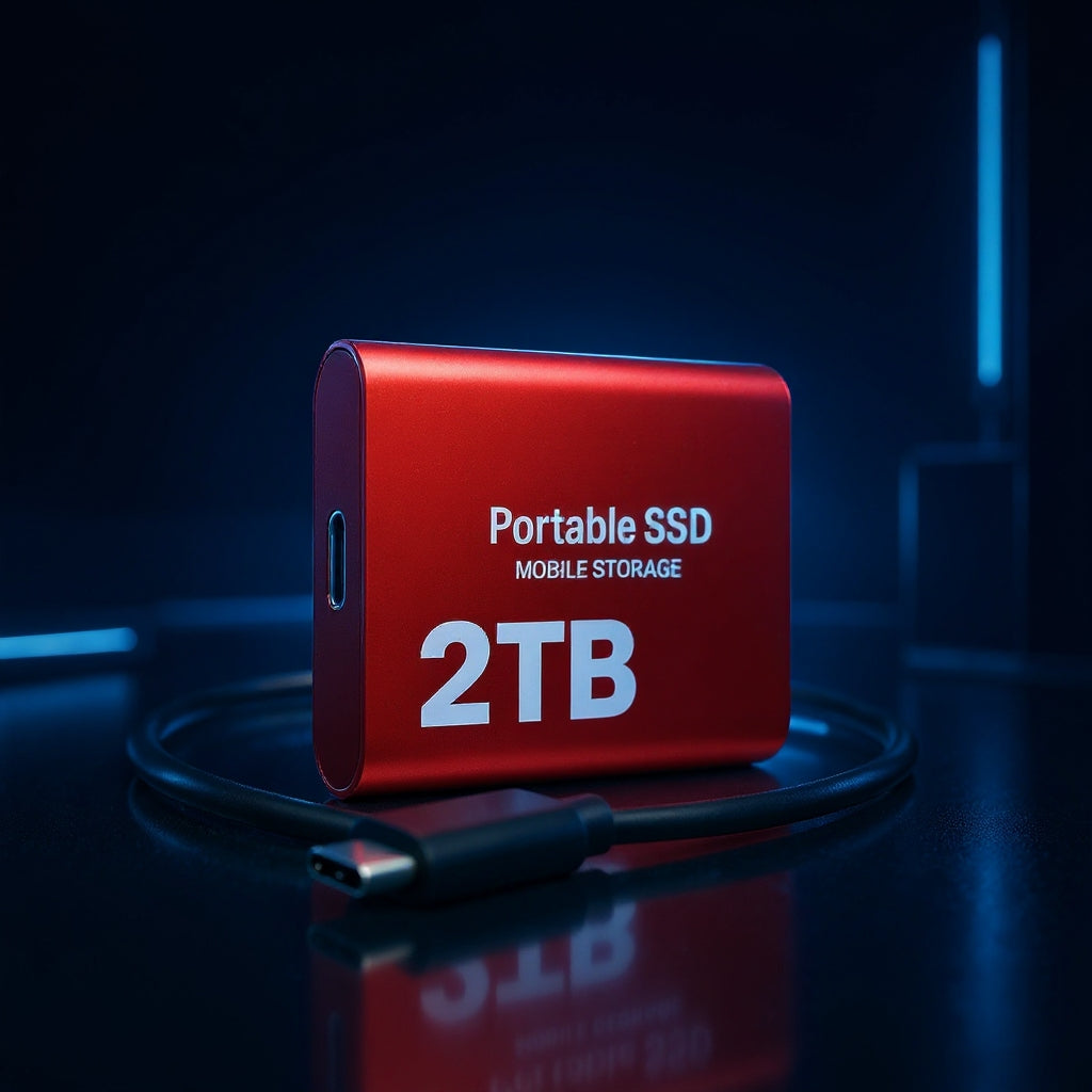 Disque dur externe SSD portable 2TB Stockage compact rapide Meilleure qualité