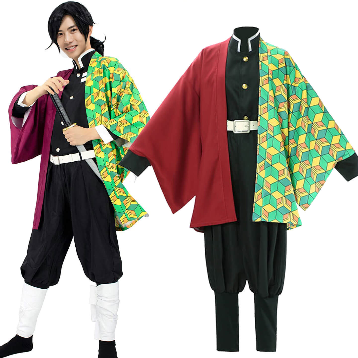 Disfraz de Halloween de Anime Kimono | Capa de Manga Larga