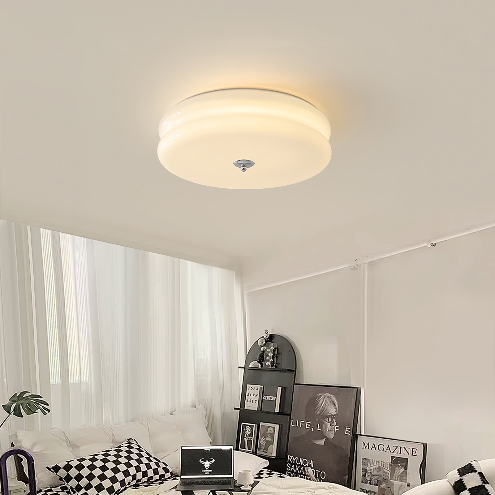 Lampada da soffitto LED a plafone moderna vintage